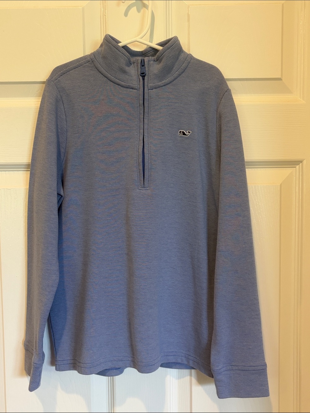 Vineyard Vines Boy’s Sky Blue Quarter-Zip Pullover